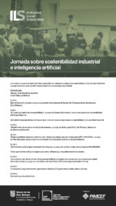 Cartel del evento sobre Inteligencia Artificial para pymes en Ibiza